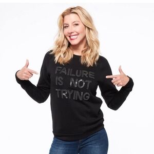 Bow & Drape Black Sweatshirt